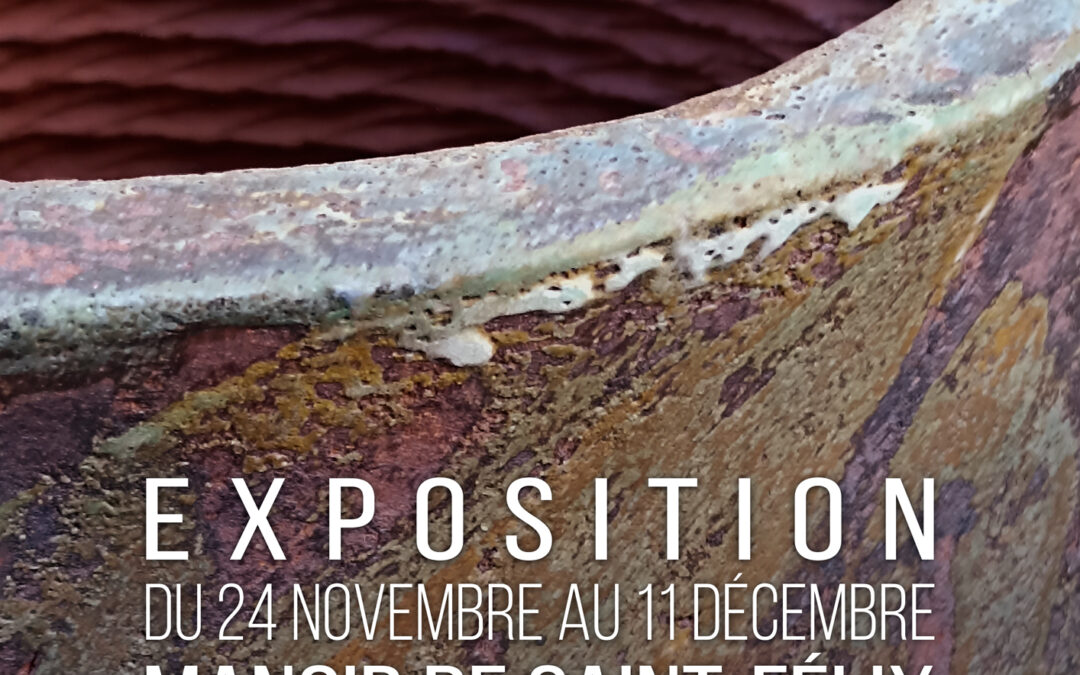 Affiche Exposition Parcours d'Argile au Manoir de Saint-Félix à Rodez 2022