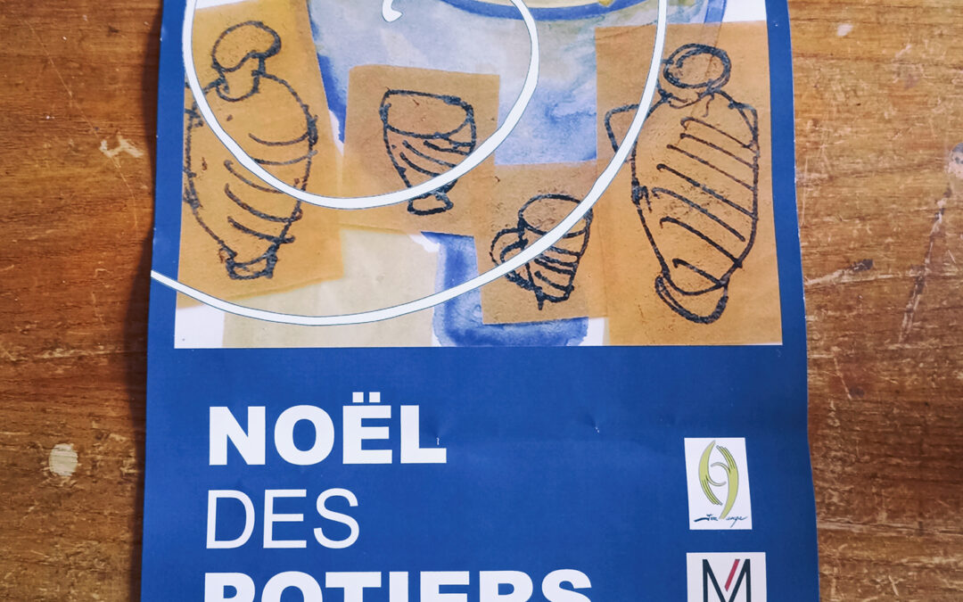 Photo de l'affiche du Noël des Potiers 2022 à Millau